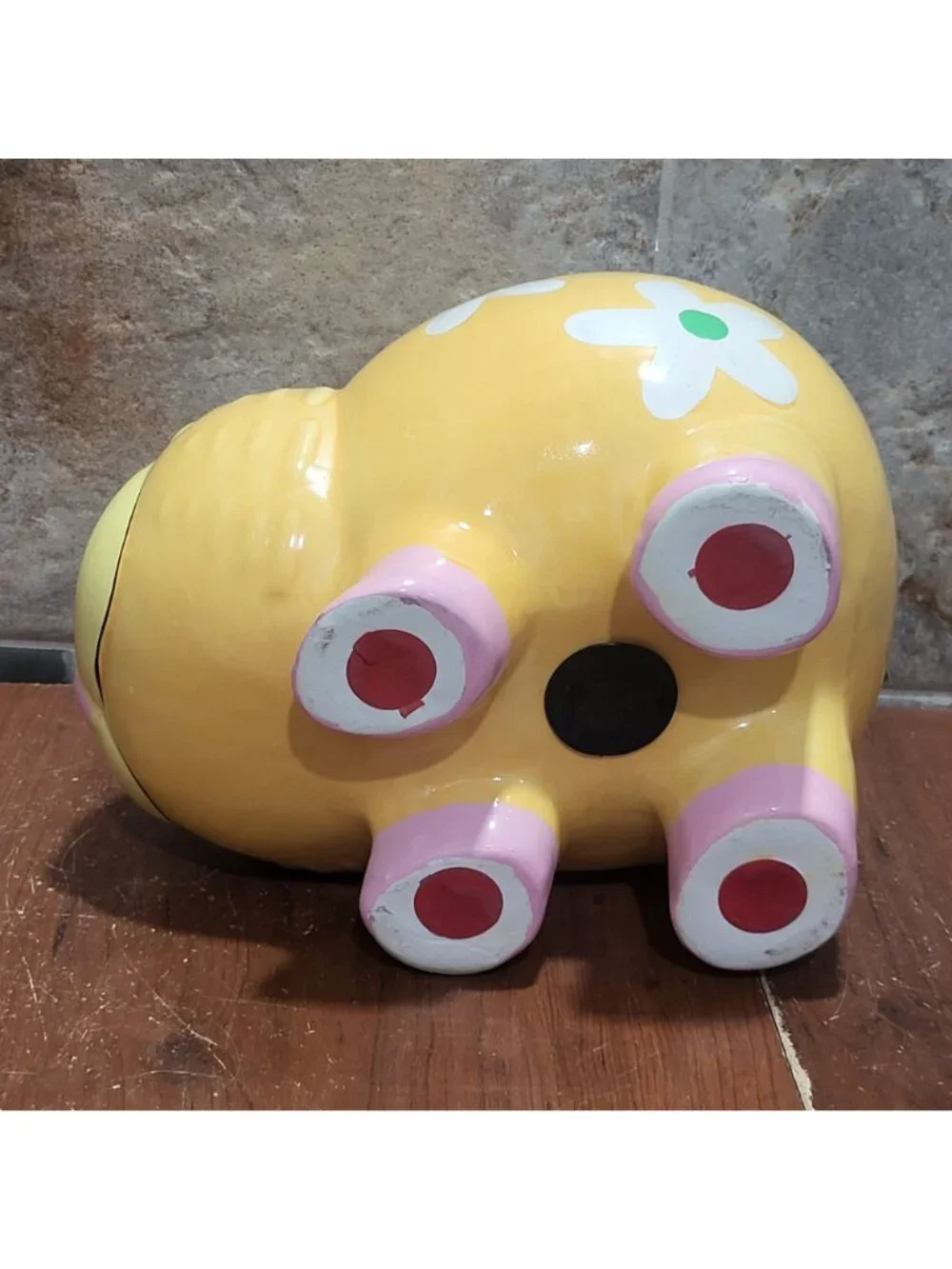 Vintage PAWS Garfield Ceramic Round Piggy Bank 1997